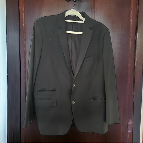 Vintage Anne Valerie Hash pour Cartier mens blazer 54 EU 44 US black - Picture 2 of 10